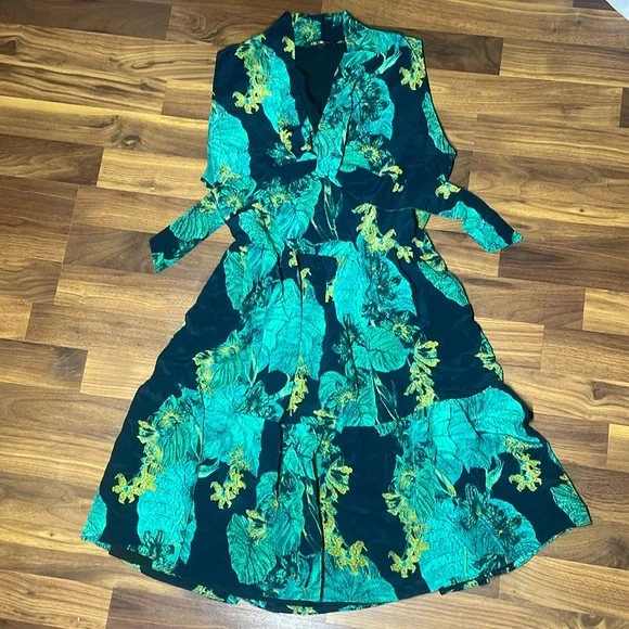 green emerald velvet dress Kobi Halperin Women's Lesley Dress, Black Multi at Amazon Women's Clothing  store main image 1